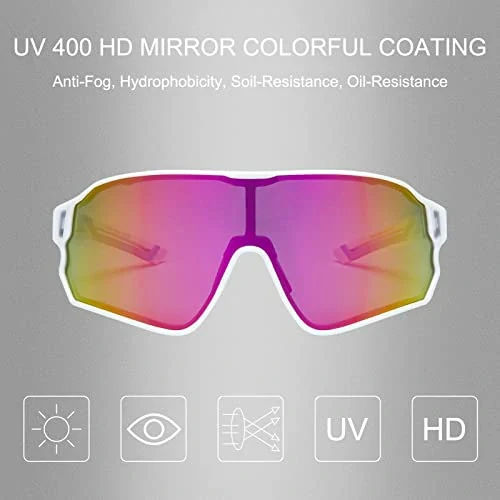Polarisierte Sportbrille für Radfahrer (UV-Schutz)