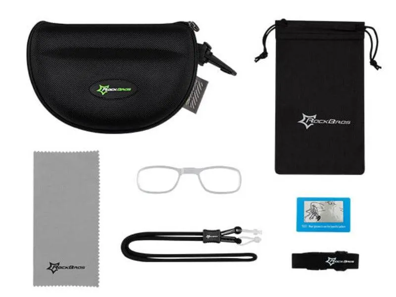 Polarisierte Fahrradbrille mit 5 Wechselgläsern