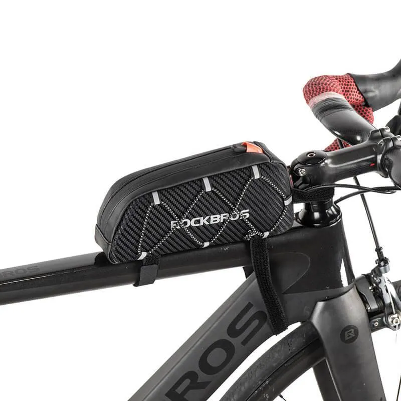 ROCKBROS Wasserdichte Rahmentasche Oberrohrtasche Schwarz 1L