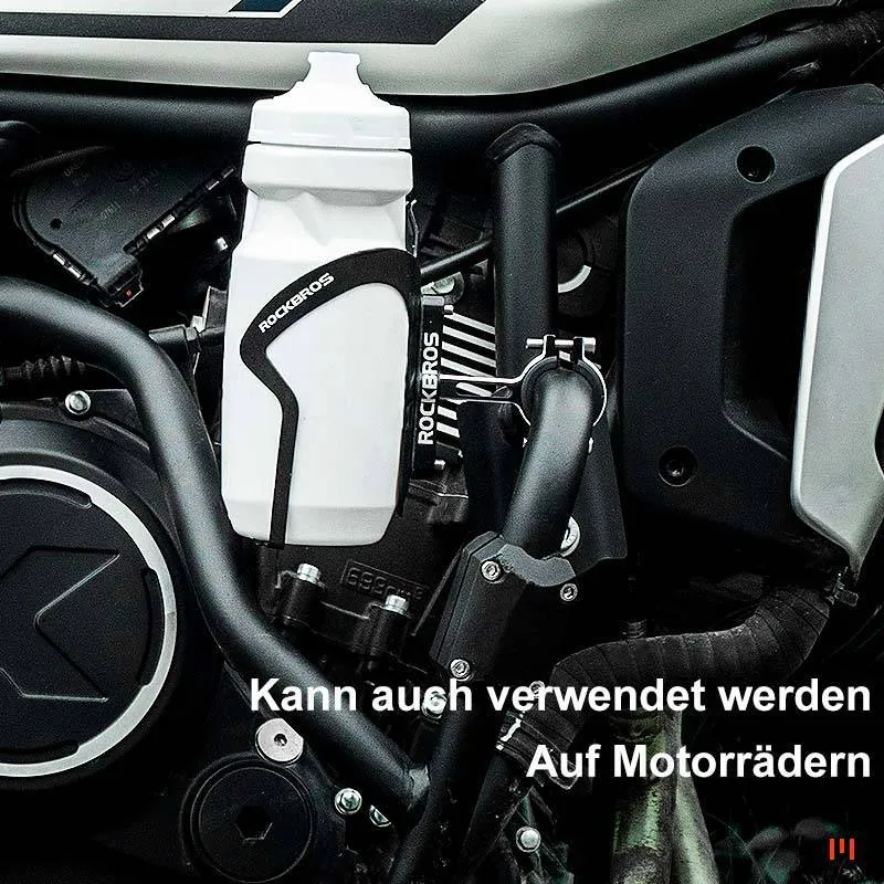 ROCKBROS Alu Universal Flaschenhalter Adapter für Fahrrad und Motorrad