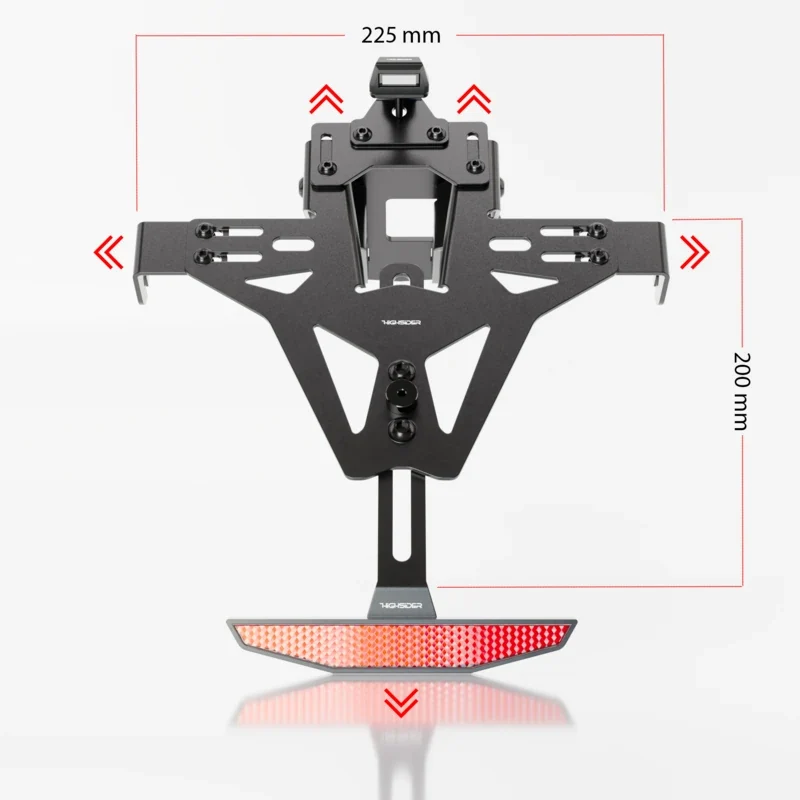 Kennzeichenhalter-Set Highsider Akron-RS Pro – Yamaha MT-09 /SP 2024-2026