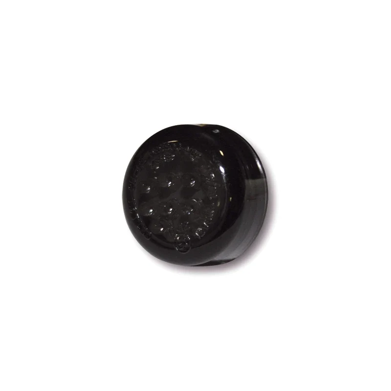 LED-Einbaublinker Paar Highsider Micro-Disc, Getönt, E-geprüft, M6, 12V/6W