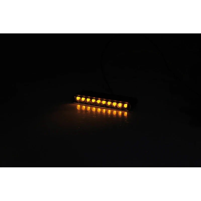 LED-Lauflichtblinker Module Highsider Stripe-Run, Getönt, E-geprüft, 12V/3,5W