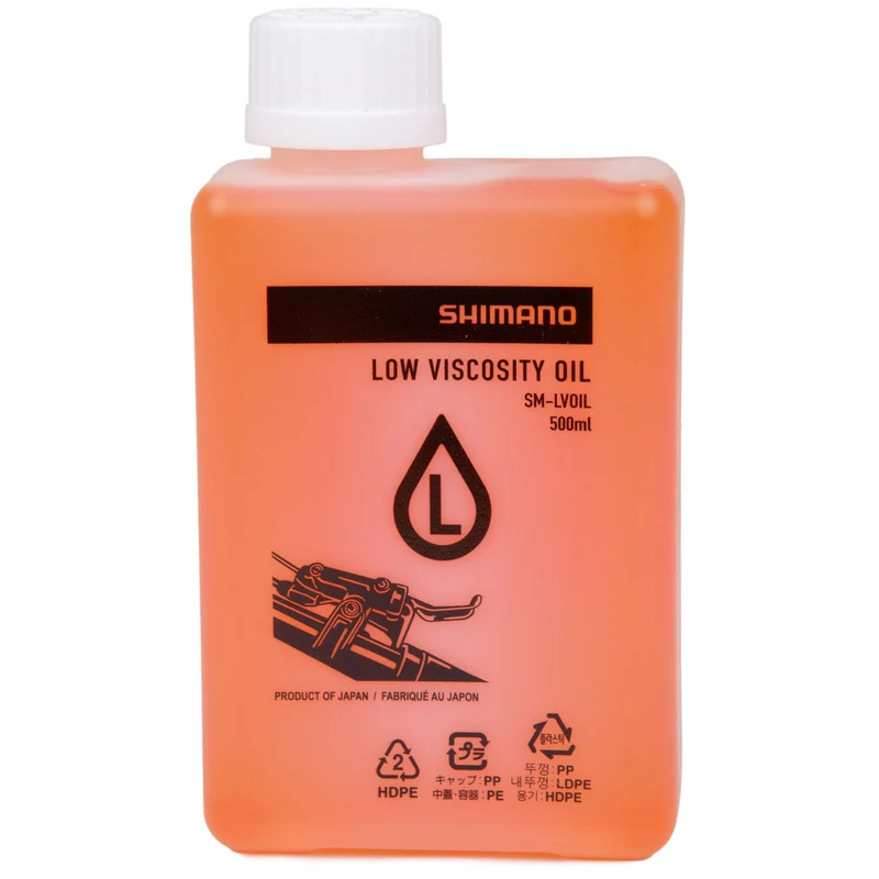 Shimano Mineral Oil Low Viscosity 500ml Yellow Disc Brake Fluid for XTR M9200 9220 & XT M8200 M8220