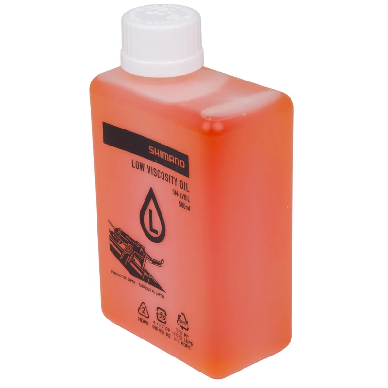 Shimano Mineral Oil Low Viscosity 500ml Yellow Disc Brake Fluid for XTR M9200 9220 & XT M8200 M8220