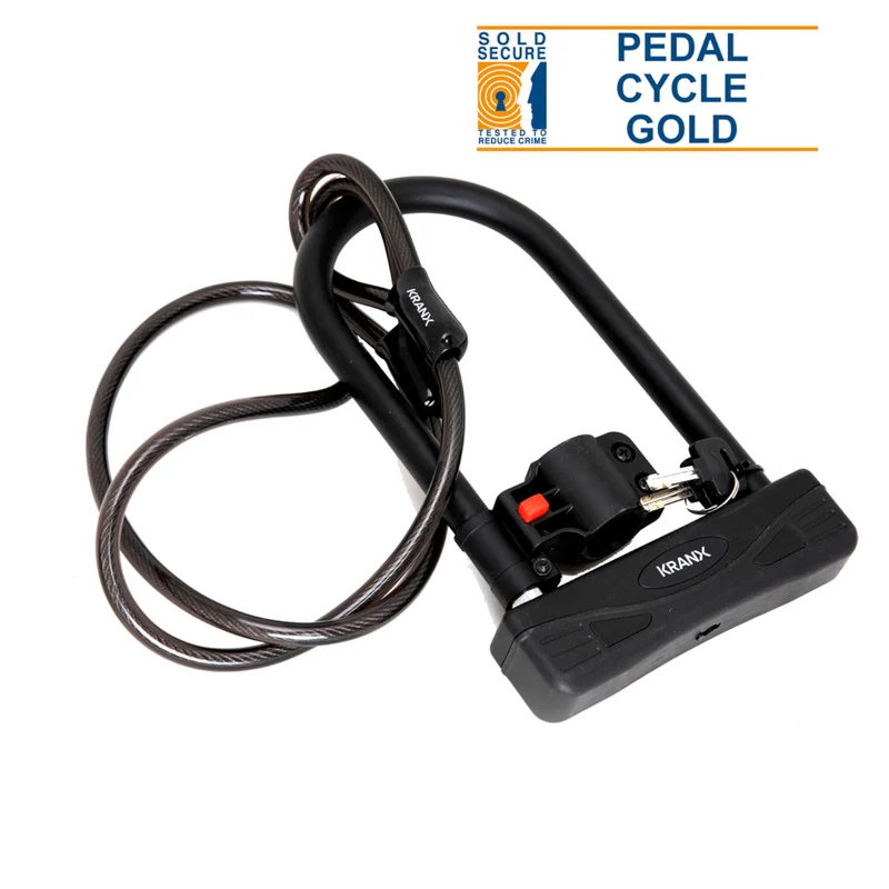 KranX Citadel Plus U-Lock & Cable Bike D-Lock