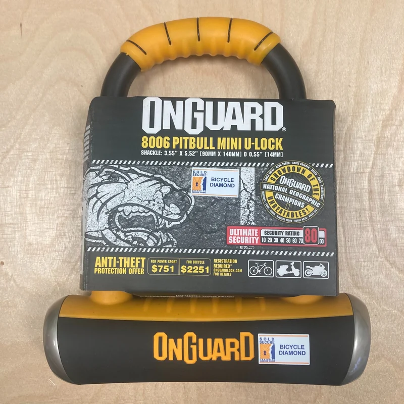 Onguard Pitbull Mini U-Lock Bike D-Lock