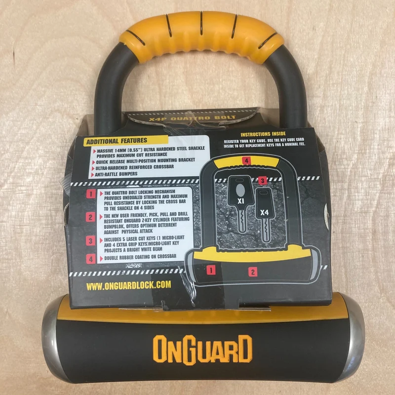 Onguard Pitbull Mini U-Lock Bike D-Lock