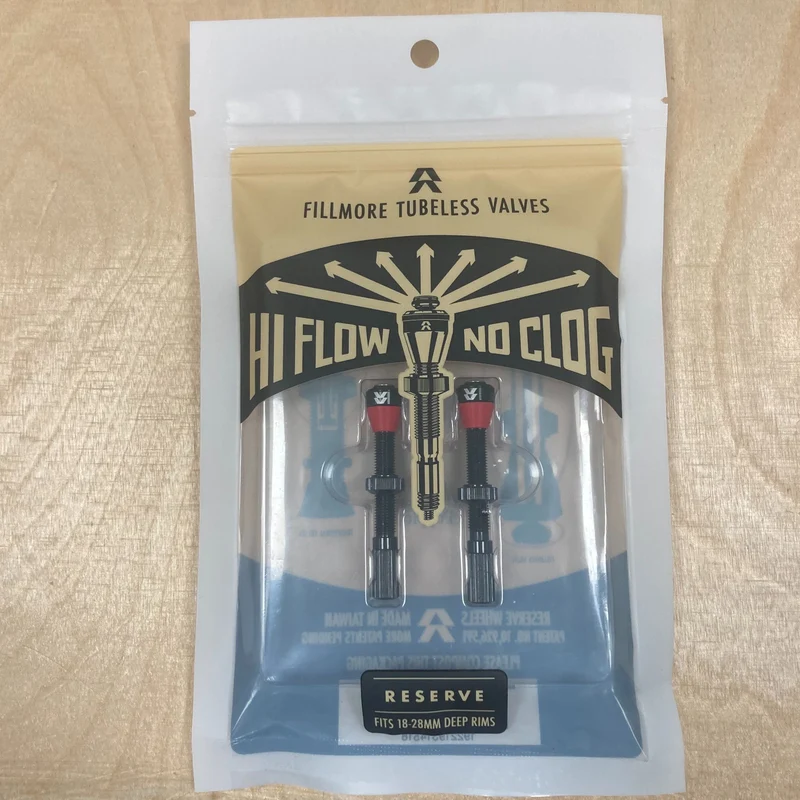 Reserve Wheels AM Fillmore 50mm Tubeless Bike Wheel Valve