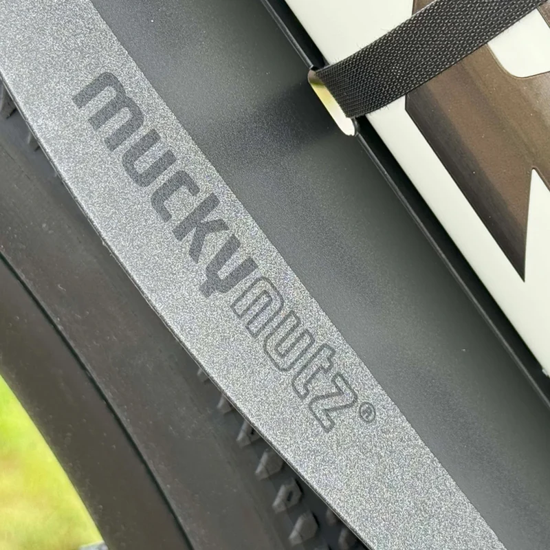 Mucky Nutz Gut Fender Black Clip On Front Bike Mudguard