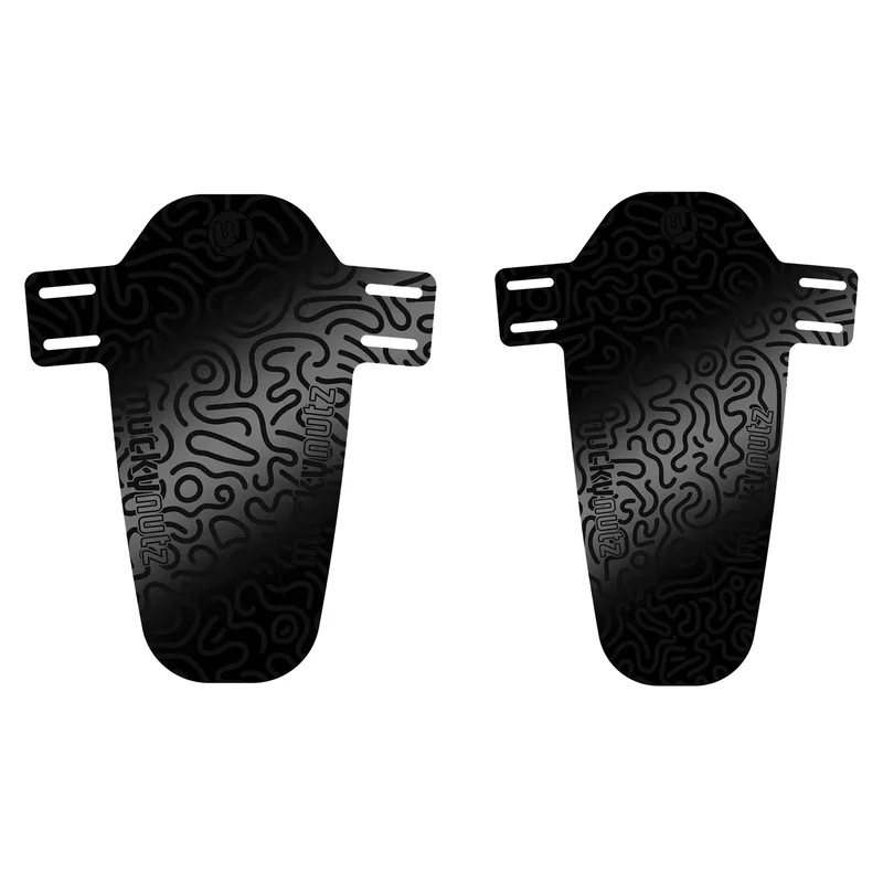Mucky Nutz Junior Face Fender Doodle Black Clip On Kid's Front Bike Mudguard
