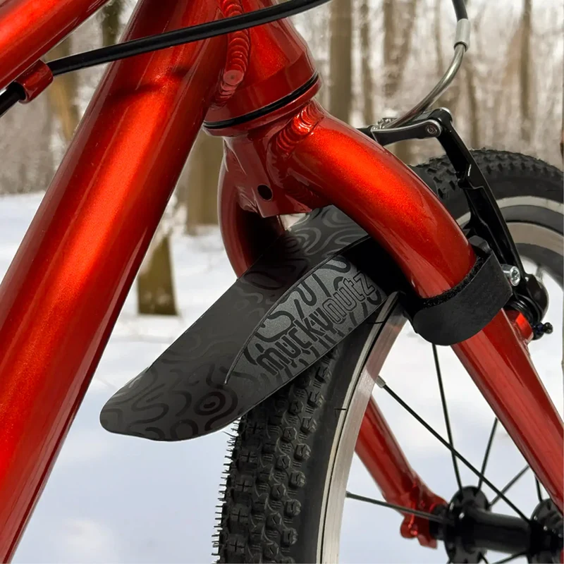 Mucky Nutz Junior Face Fender Doodle Black Clip On Kid's Front Bike Mudguard