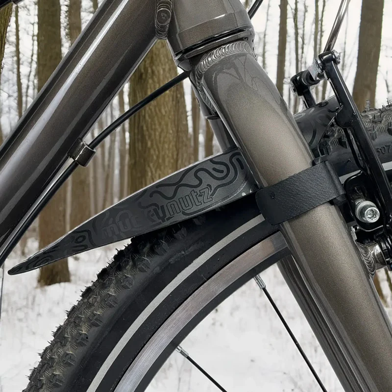 Mucky Nutz Junior Face Fender Doodle Black Clip On Kid's Front Bike Mudguard