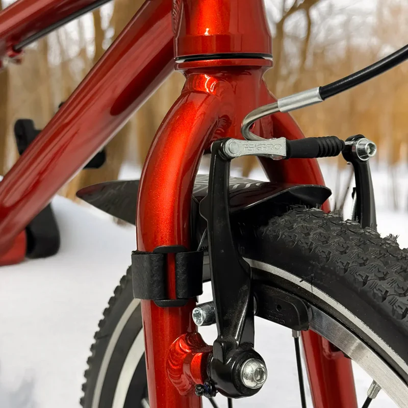 Mucky Nutz Junior Face Fender Doodle Black Clip On Kid's Front Bike Mudguard