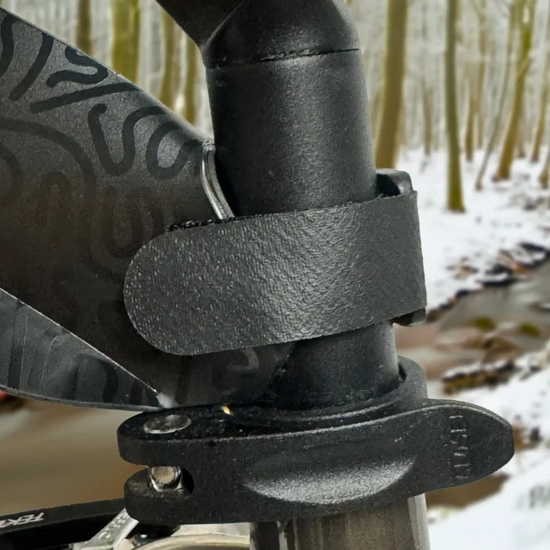 Mucky Nutz Junior Rear Fender Doodle Black Clip On Kid's Rear Bike Mudguard