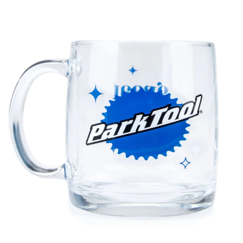 Park Tool MUG-7 Glass Mug With Park Tool Logo Bike Workshop Tool