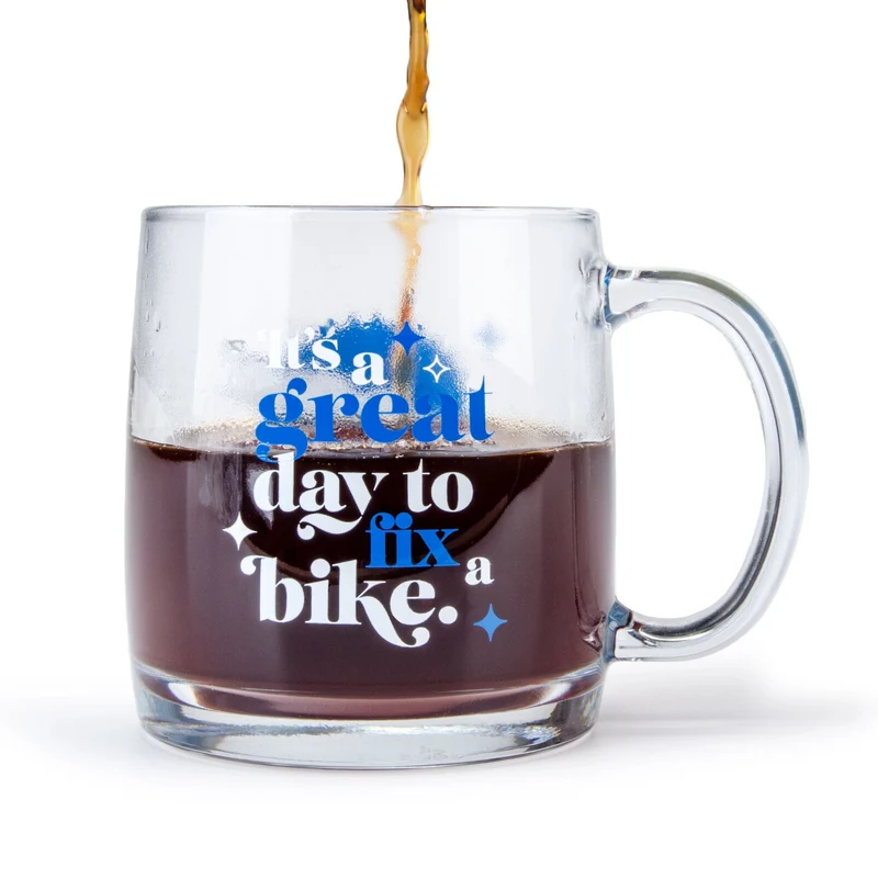 Park Tool MUG-7 Glass Mug With Park Tool Logo Bike Workshop Tool