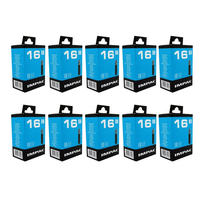Impac AV16 16x1.75/2.25 (143/020) 16 Inch Schrader Valve Bike Inner Tube