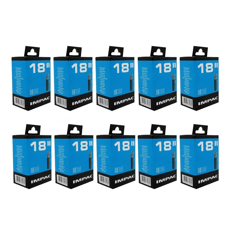 Impac AV18 18x1.75/2.25 (181/030) 18 Inch Schrader Valve Bike Inner Tube