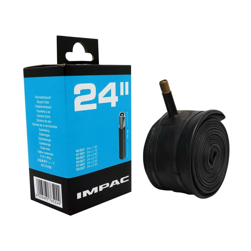 Impac AV24 24 x 1.50/2.35 (244/050) 24 Inch Schrader Valve Bike Inner Tube