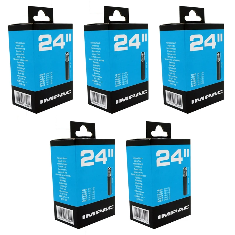 Impac AV24 24 x 1.50/2.35 (244/050) 24 Inch Schrader Valve Bike Inner Tube