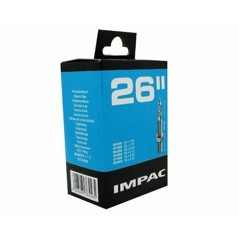 Impac SV26 26 x 1.5/2.35 (565/033) 26 Inch Presta Valve Bike Inner Tube