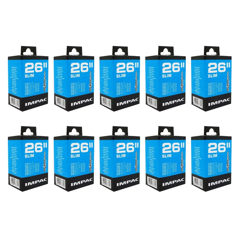 Impac SV26 Slim 26 x 1.25-1.75 26 Inch Presta Valve Bike Inner Tube