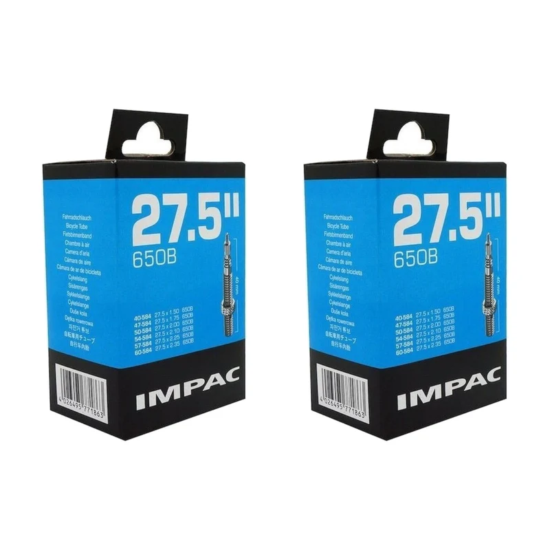 Impac SV27.5 27.5 x 1.75/2.35 (863/103) 27.5 Inch Presta Valve Bike Inner Tube