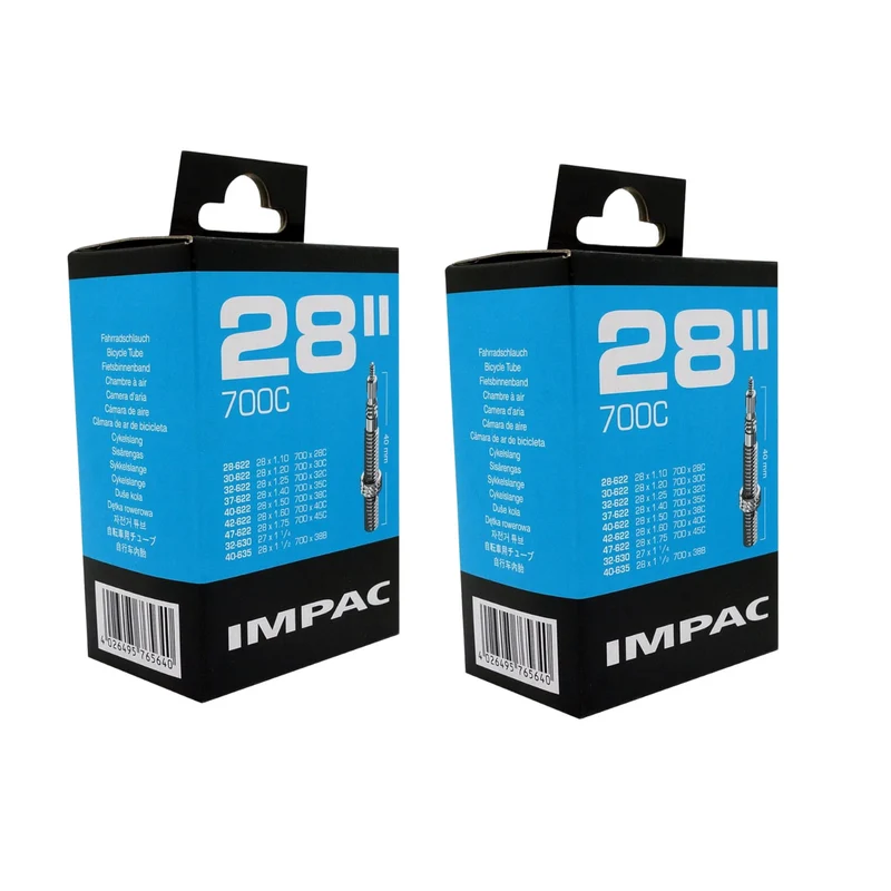 Impac SV28 700x28/45 (640/063) 700c Presta Valve Bike Inner Tube