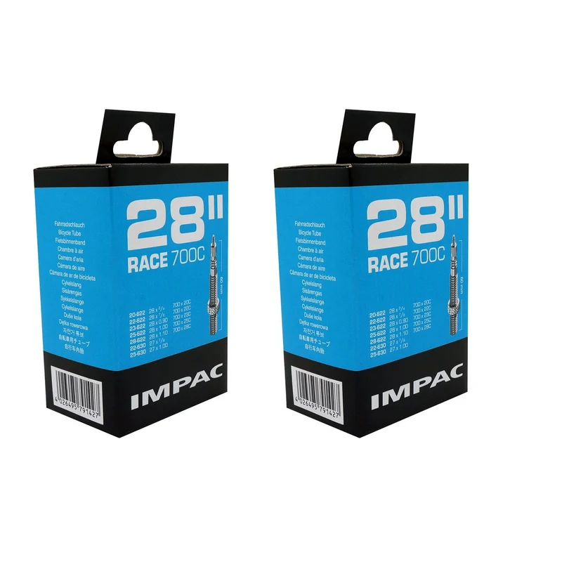 Impac Presta Inner Tube 700x20/28 60mm Valve (427/213) 700c SV28 Race
