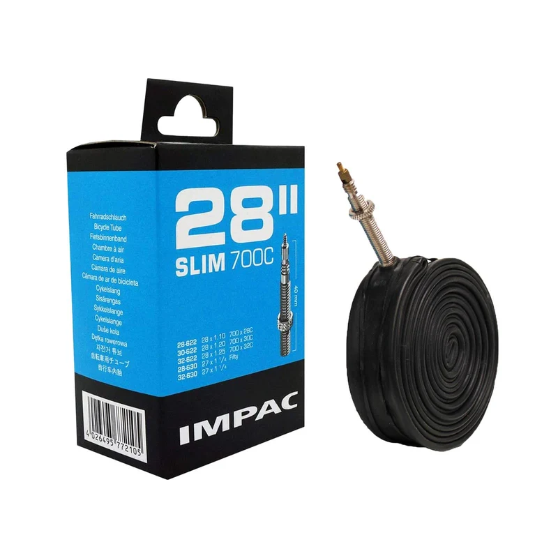 Impac Presta Inner Tube 700 x 28/32mm/27x11/4 700c SV28 Slim