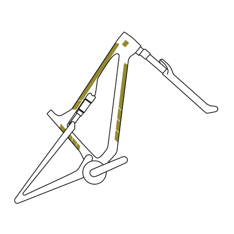 Mucky Nutz Skinz Frame Camo Bike Protective Tape