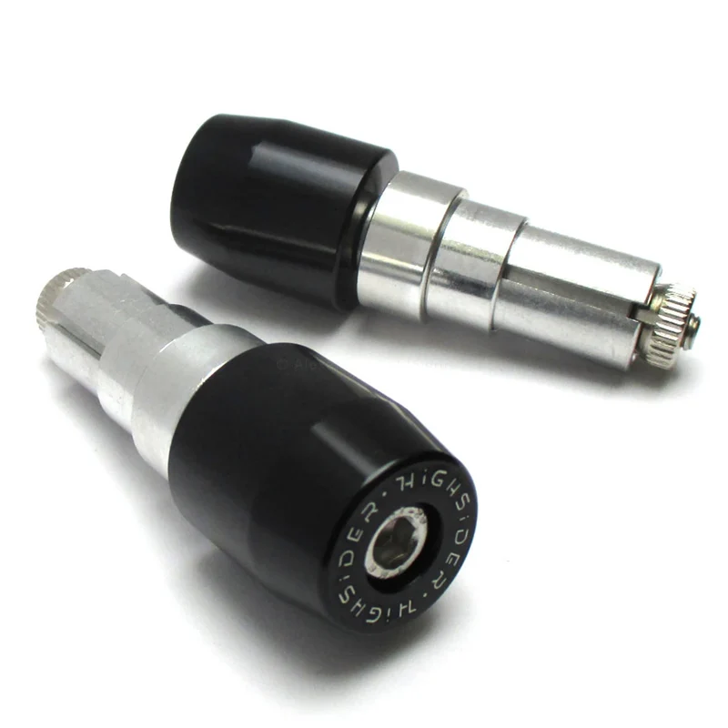 Lenkergewichte Highsider Evo schwarz, Ø 25,5 mm, Klemmbereich 12-22 mm
