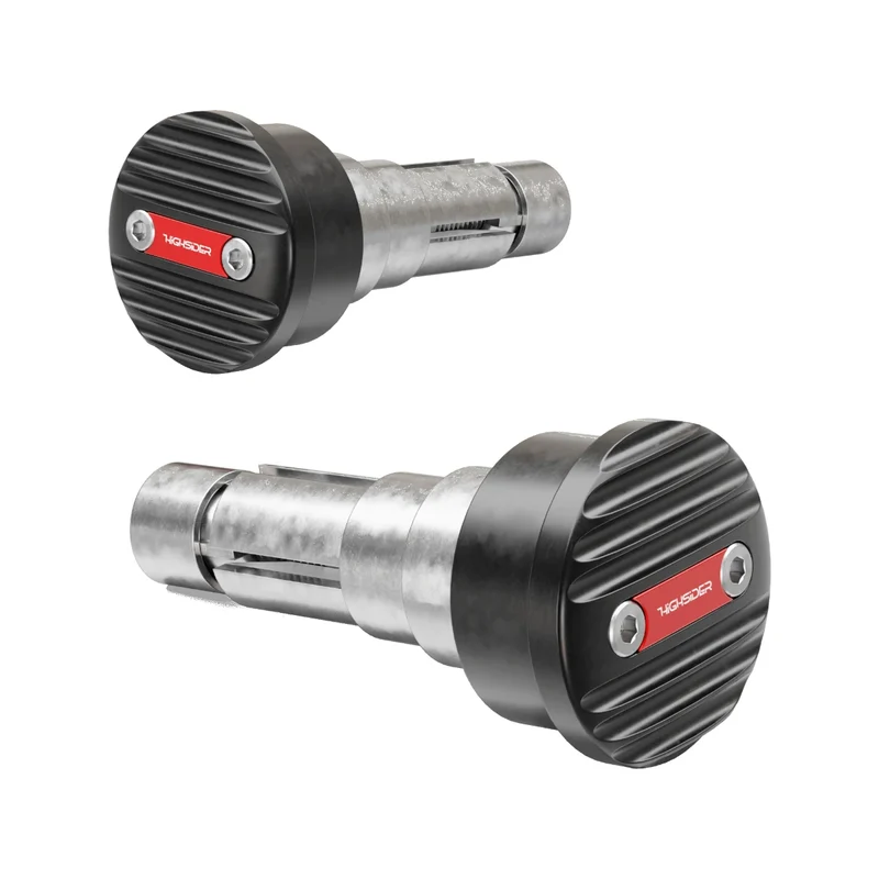 Lenkerenden Highsider Wave mit Spiegelaufnahme, Klemmung 12-22 mm