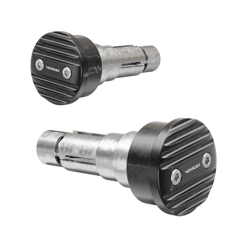 Lenkerenden Highsider Wave mit Spiegelaufnahme, Klemmung 12-22 mm