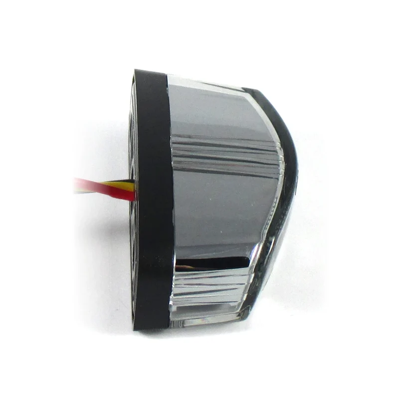 LED-Rücklicht Hawkeye schwarz, Getönt, 50x17 mm, mit KZL, E-geprüft, 13,5V/1,1W