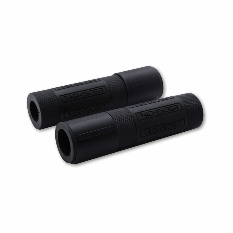 Lenkergriffe Paar Highsider Conero Black-Edition, Ø Innen 20/23 mm, Länge 132 mm
