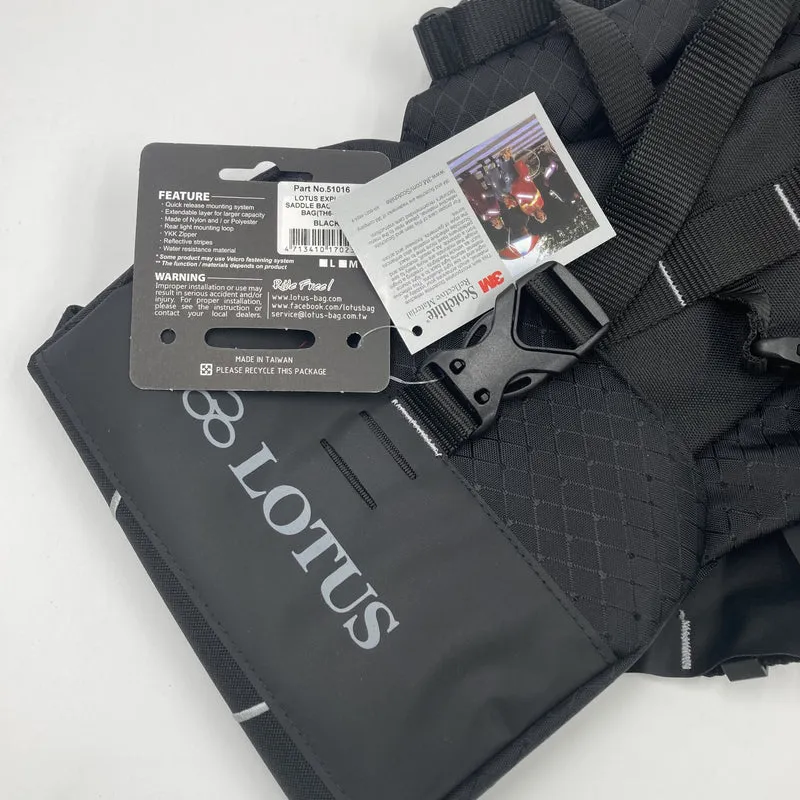 Lotus Explorer Saddle Bag with Dry Bag 8.8L Bikepacking Saddle Pack