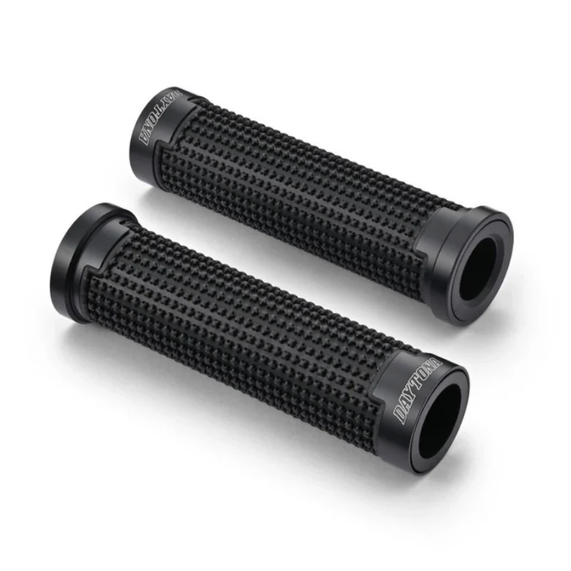 Lenkergriffe Paar Daytona GGDM-CROSS, Alu/Gummi, Ø Innen 21/23 mm, Länge 125 mm