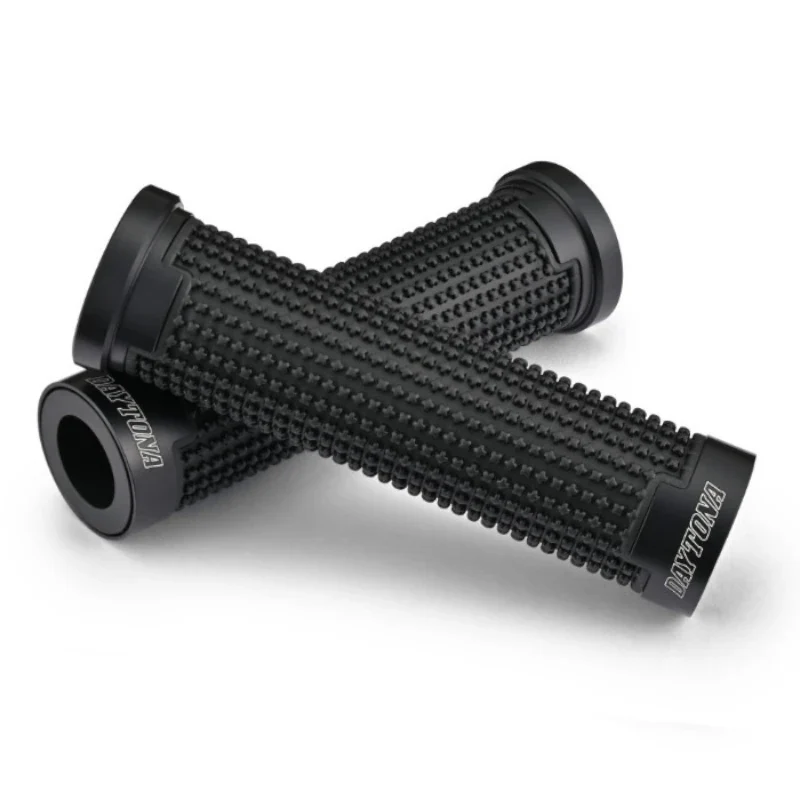 Lenkergriffe Paar Daytona GGDM-CROSS, Alu/Gummi, Ø Innen 21/23 mm, Länge 125 mm