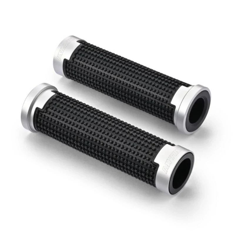 Lenkergriffe Paar Daytona GGDM-CROSS, Alu/Gummi, Ø Innen 21/23 mm, Länge 125 mm