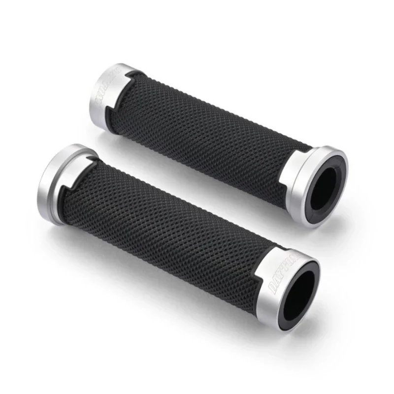 Lenkergriffe Paar Daytona GGDM-BASE, Alu/Gummi, Ø Innen 21/23 mm, Länge 125 mm