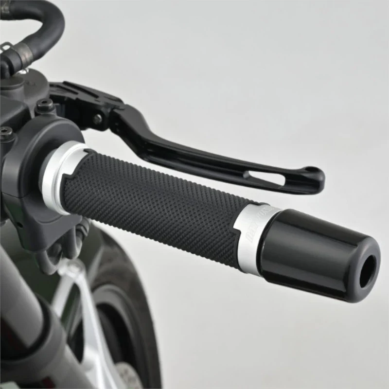 Lenkergriffe Paar Daytona GGDM-BASE, Alu/Gummi, Ø Innen 21/23 mm, Länge 125 mm