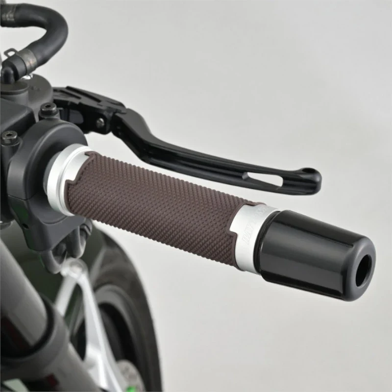 Lenkergriffe Paar Daytona GGDM-BASE, Alu/Gummi, Ø Innen 21/23 mm, Länge 125 mm