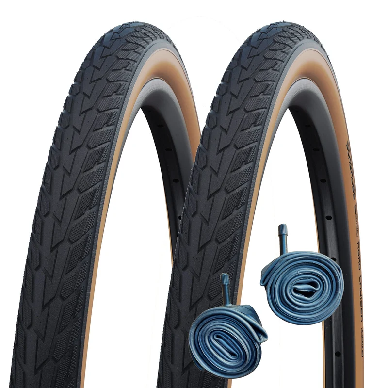 Schwalbe Road Cruiser K-Guard 26 x 1.75 Amber Wall 26 Inch Bike Tyre