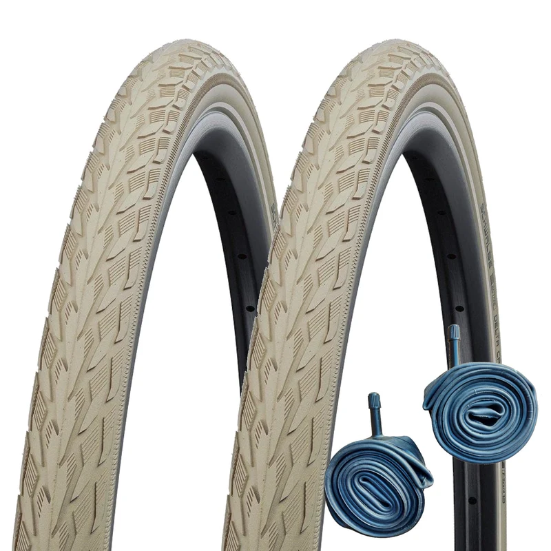 Schwalbe Road Cruiser K-Guard 26 x 1.75 Crème Reflective 26 Inch Bike Tyre
