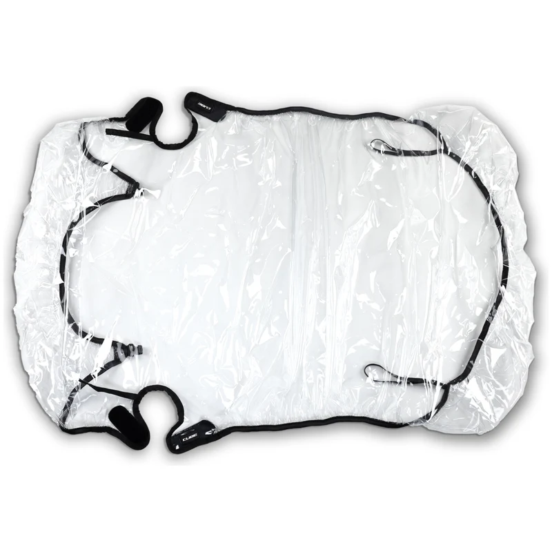 Cube Regenschutz für Kids Fahrradanhänger Double CMPT transparent