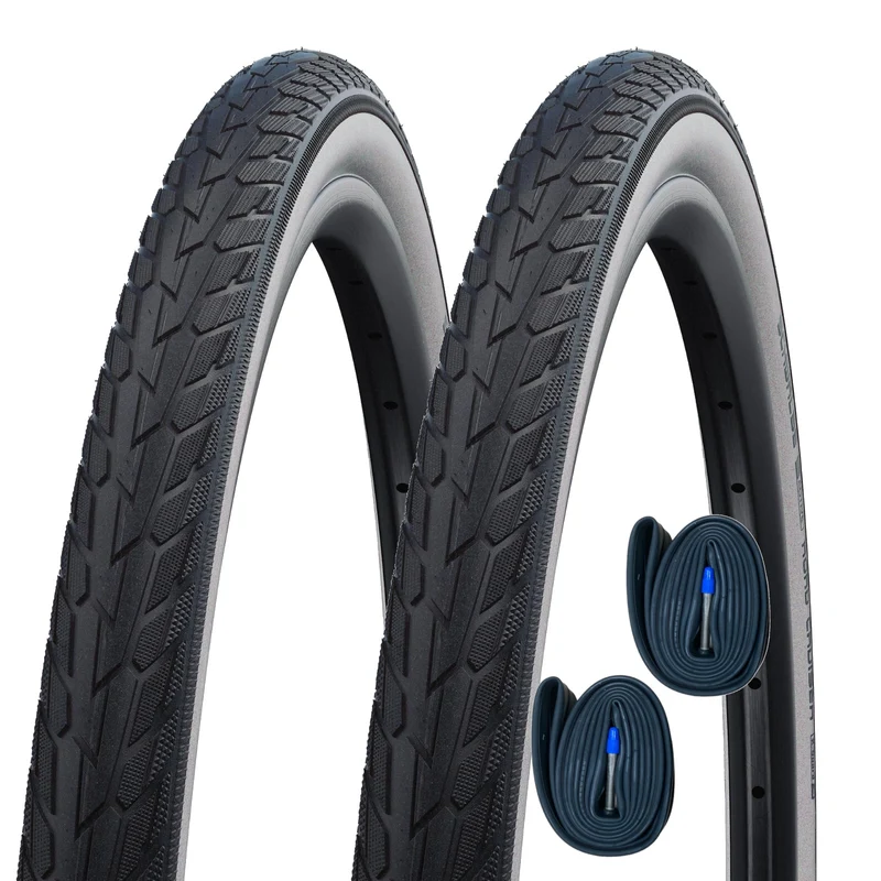 Schwalbe Road Cruiser K-Guard 26 x 1.75 White Wall 26 Inch Bike Tyre