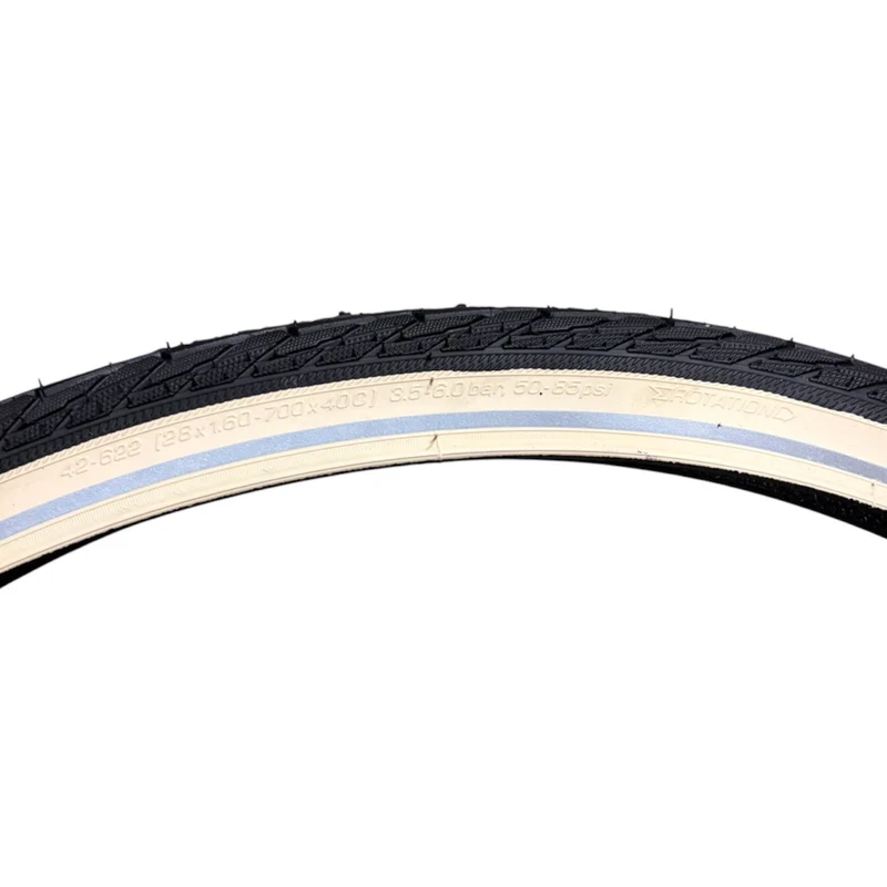 Schwalbe Road Cruiser K-Guard TwinSkin 700 x 40c Green 42-622 White Wall Reflex 700c Bike Tyre