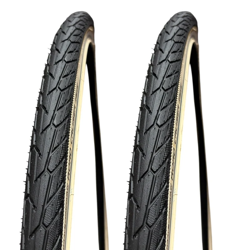 Schwalbe Road Cruiser K-Guard TwinSkin 700 x 40c Green 42-622 White Wall Reflex 700c Bike Tyre